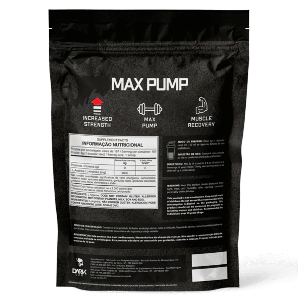 L-Arginine 500g Refil - Dark Lab - Image 3